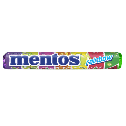 Mentos rainbow roll