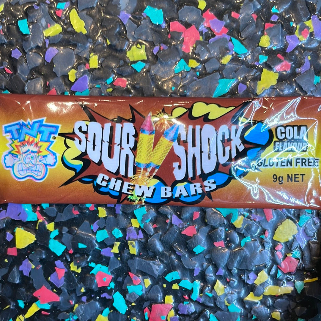 TNT sour shock chew bar - Cola