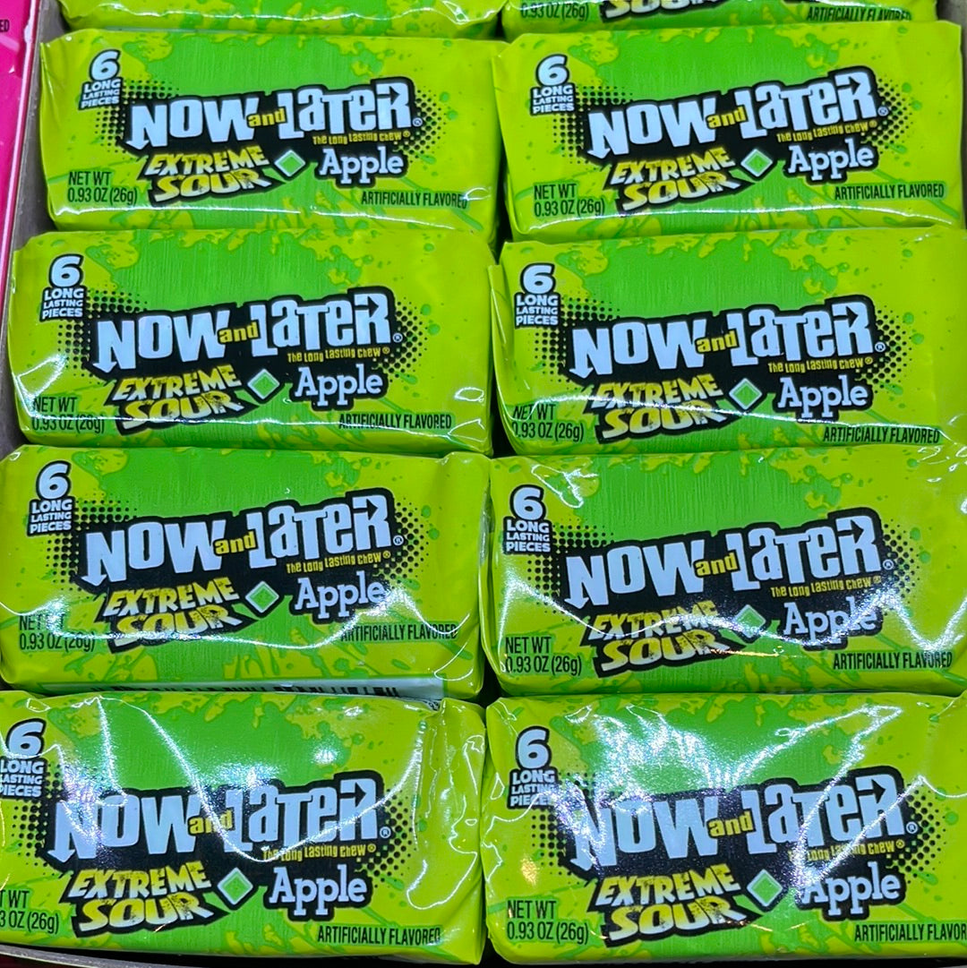 NOW & LATER EXTREME SOUR APPLE 26.4g