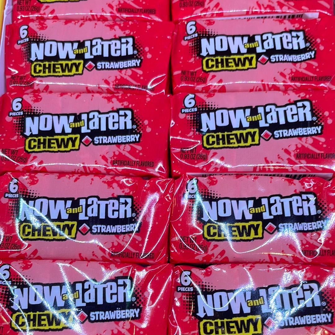 NOW & LATER CHEWY STRAW 26.4G