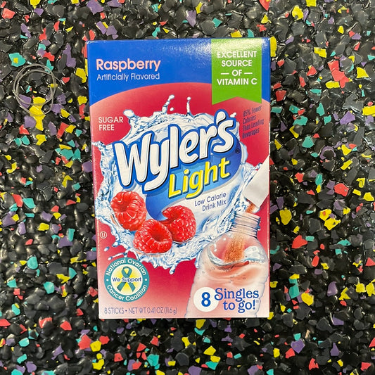 Wylers light - raspberry drink mix