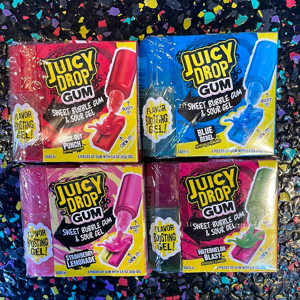 JUICY DROP GUM 8 PCS + 22G GEL – Tom's Confectionery Warehouse