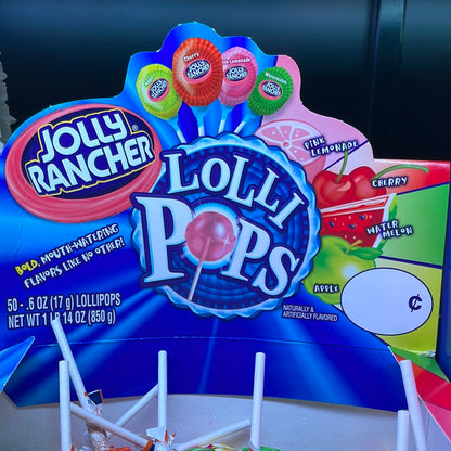 JOLLY RANCHER LOLLIPOPS 50CT (1 unit)