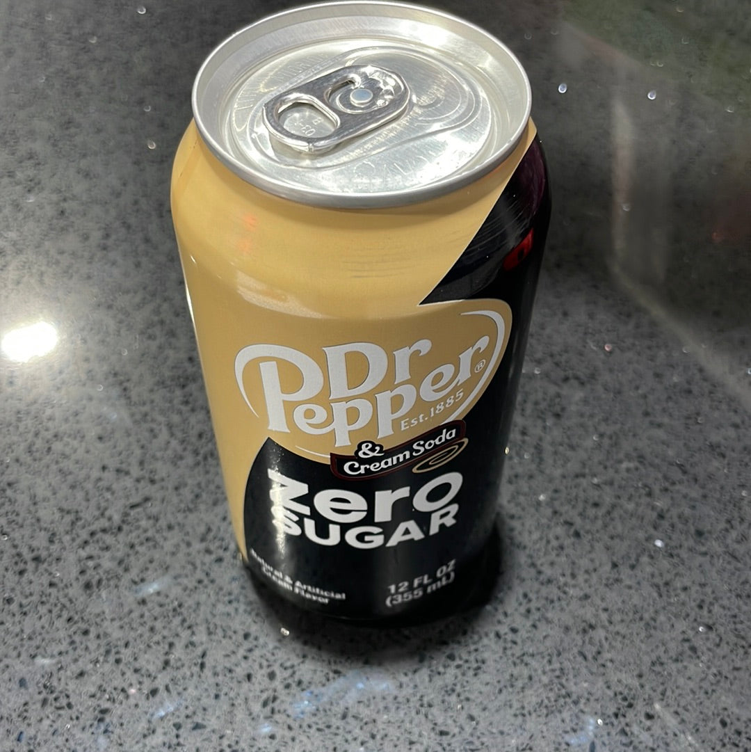 DR PEPPER CREAM SODA ZERO 355ML