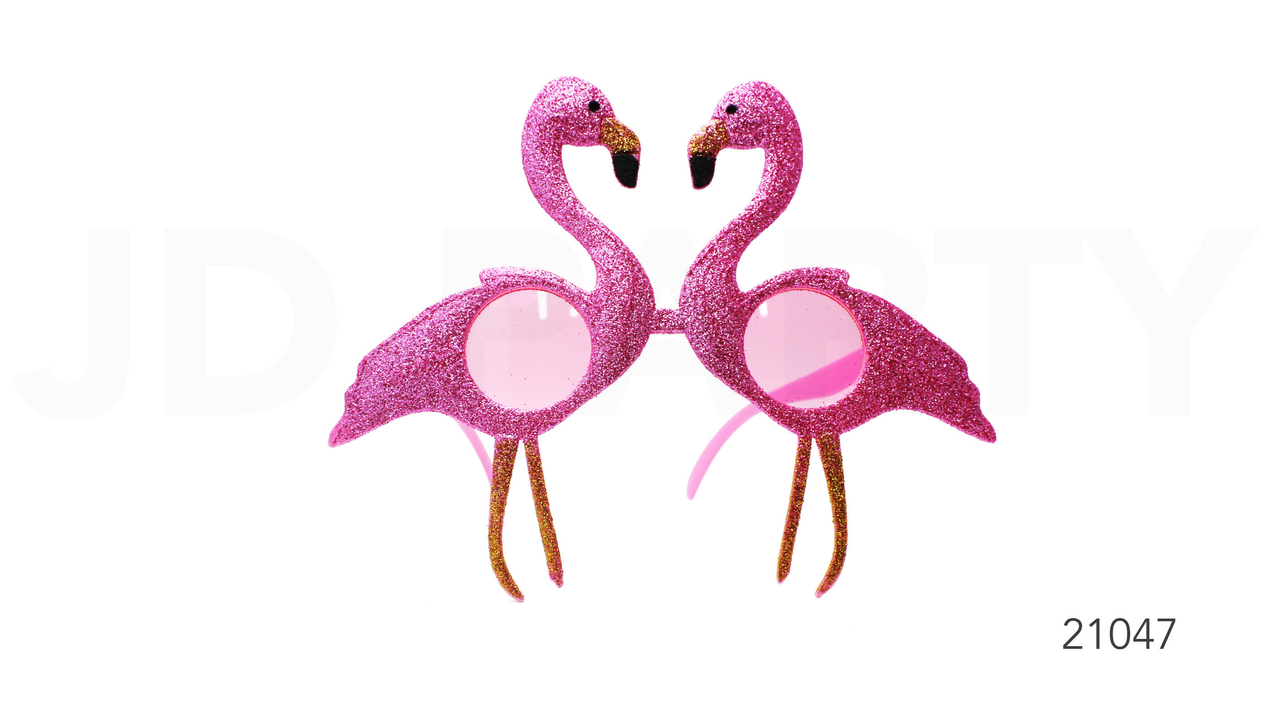 Big Flamingo Party Glasses