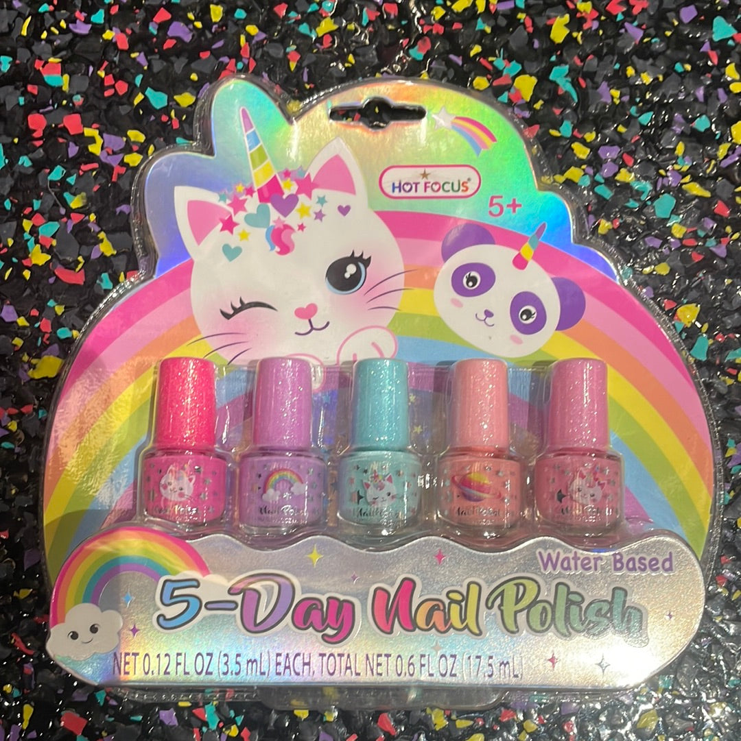 5 DAY NAIL POLISH SET CAT