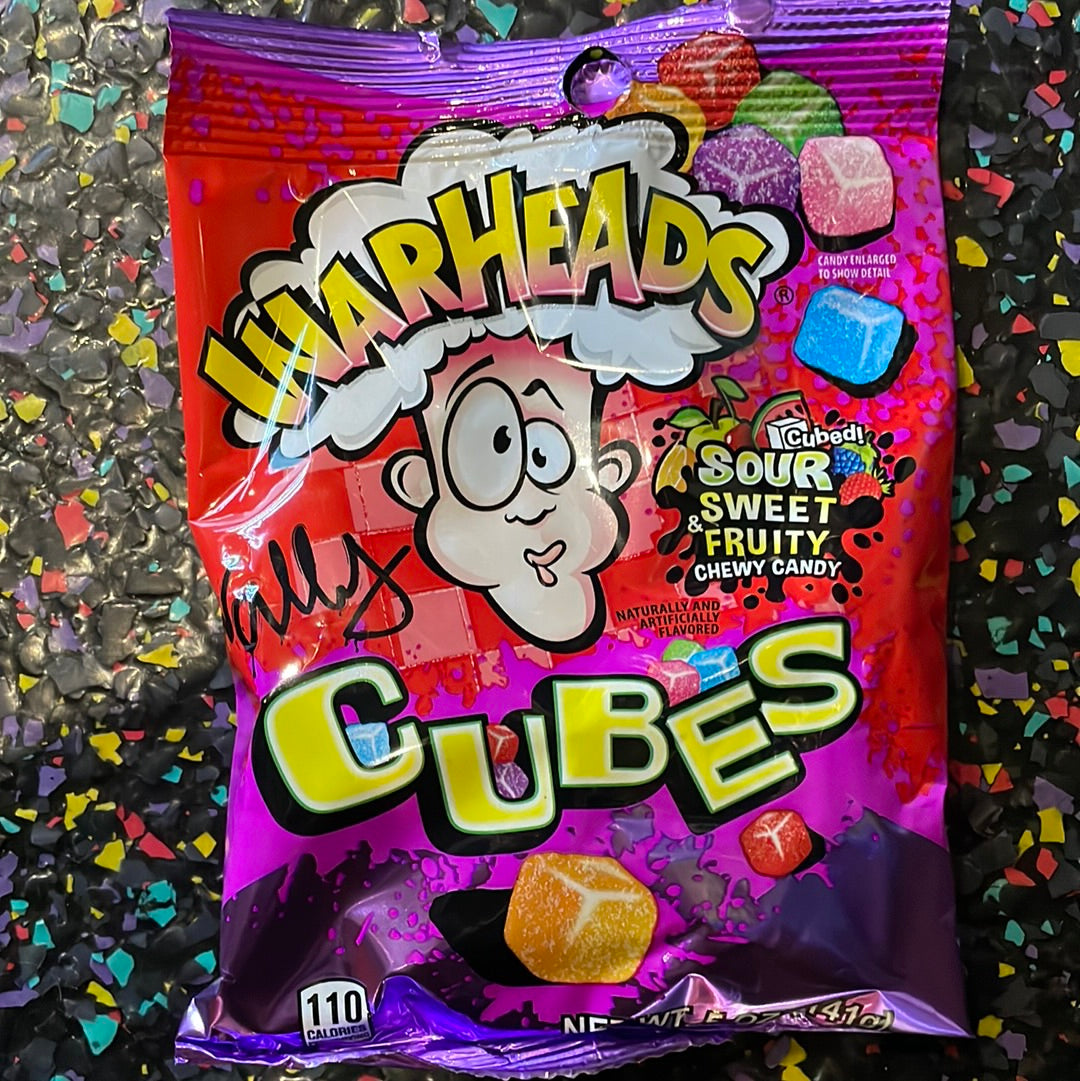 Warheads Chew Cubes Bag 141g – Tom's Confectionery Warehouse