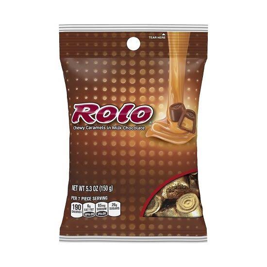 HERSHEY ROLO PEG BAG 130G