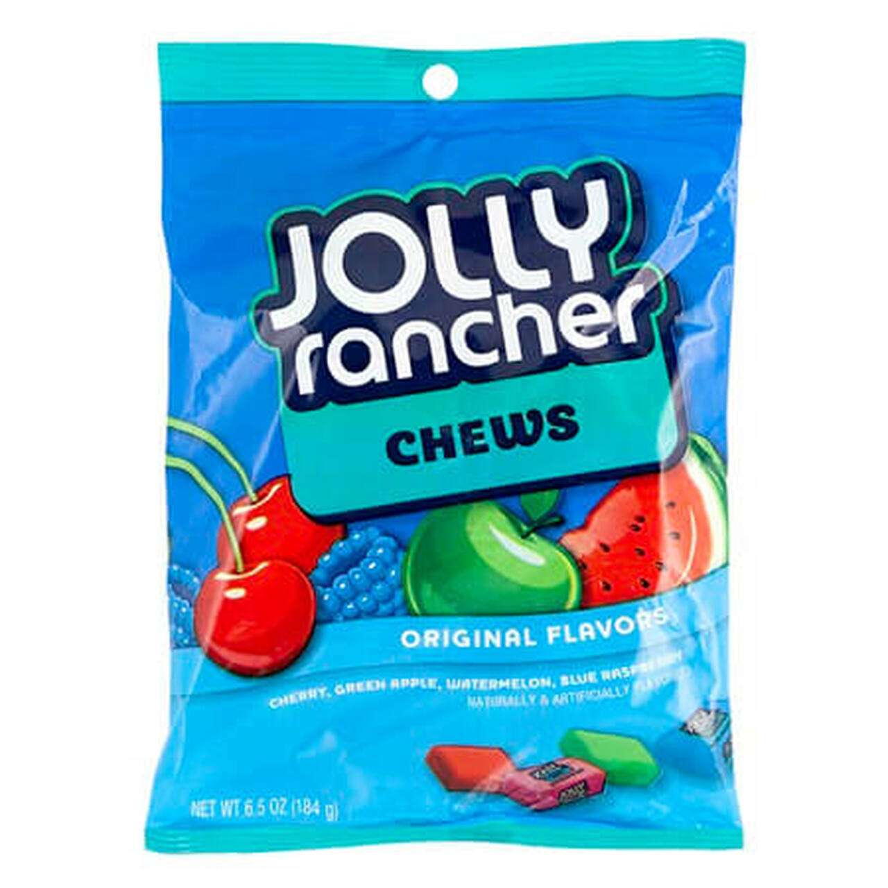 JOLLY RANCHER CHEWS CANDY BAG - ORIGINAL FLAVOURS 184G