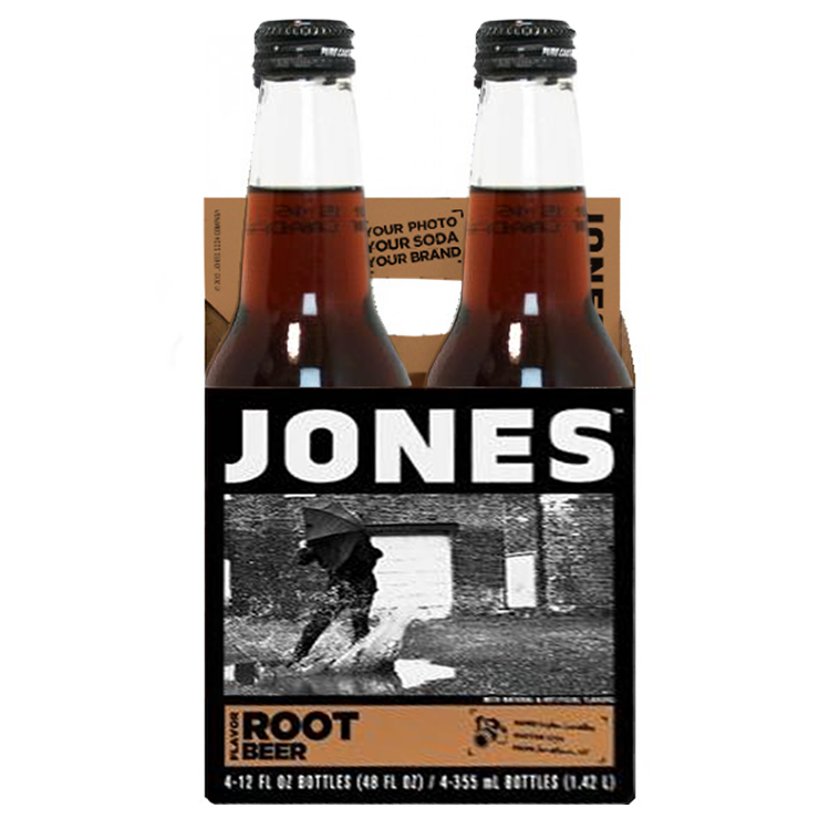 The Jones Family Root Beer Bottle
