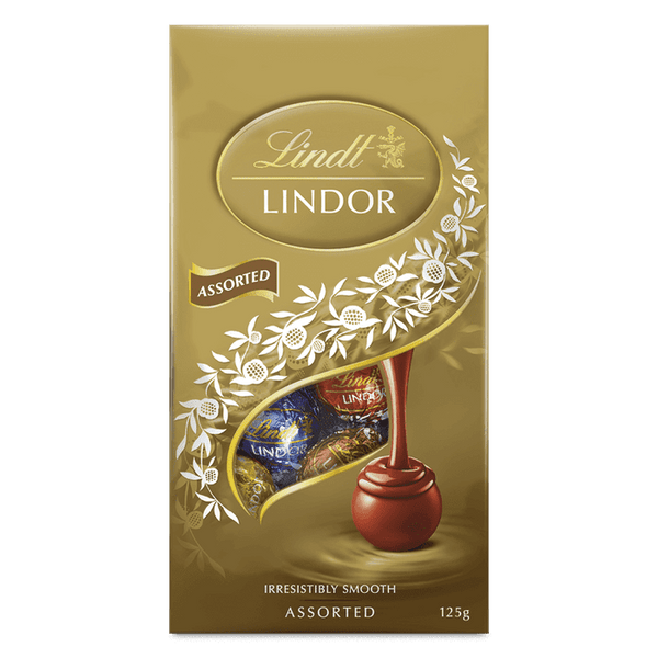 Lindt Lindor Assortment Bag 125g – Tom's Confectionery Warehouse