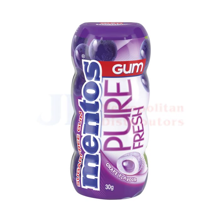 S/A MENTOS GRAPE 30G BOTTLES