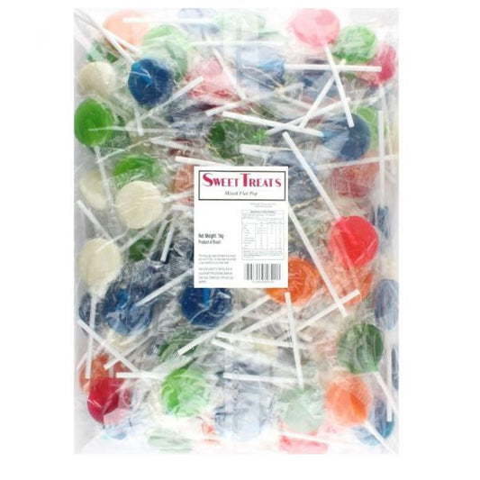 Sweet Treats Mixed Flat Pops 1kg