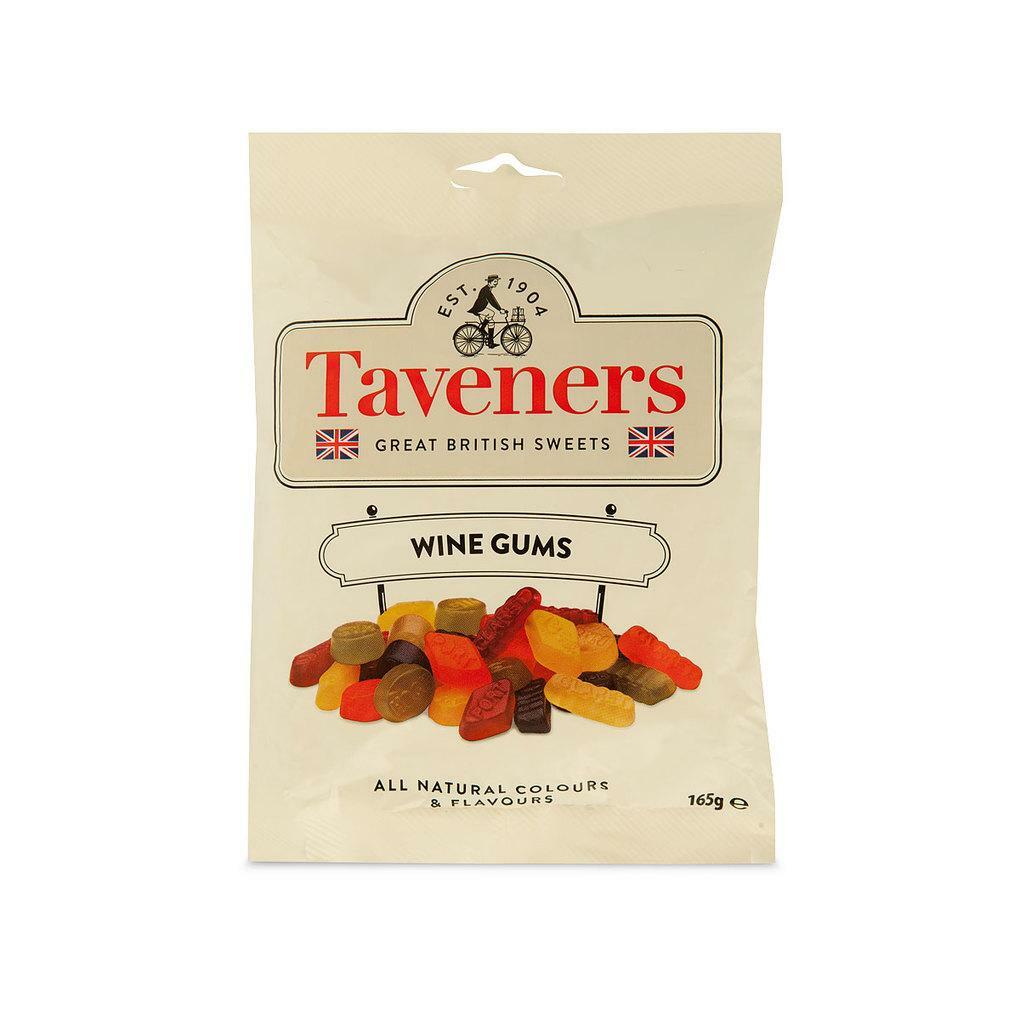 Taveners Wine Gums Bag 165g Toms Confectionery Warehouse