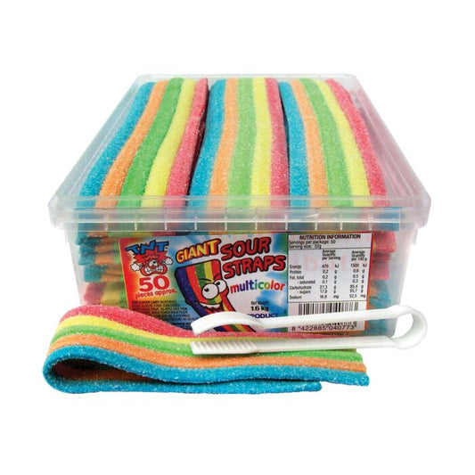 AIT TNT Giant Sour Straps Multicolour 1.6KG